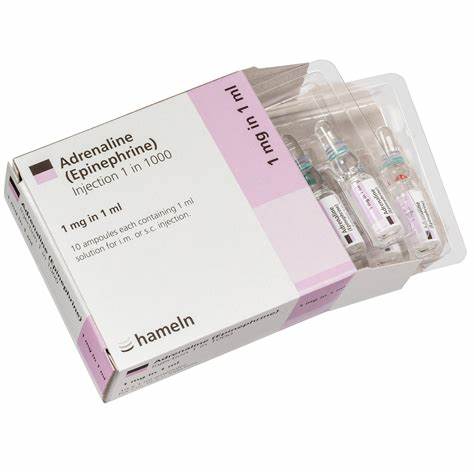 Picture of Adrenaline 1:1000 1mg/ml (1 box of 10) (1 box )