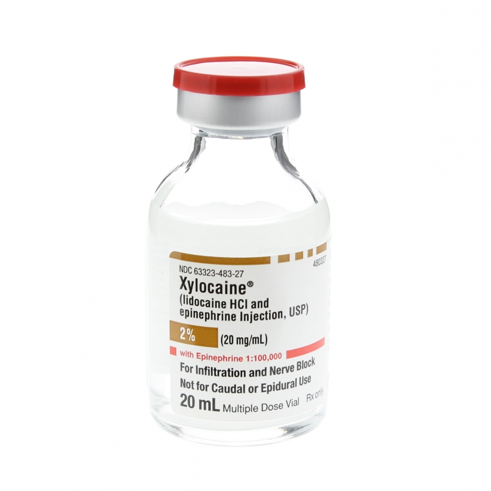 Picture of Adrenaline  Xylocaine 1%  20ml x 5amp (5 ampules)